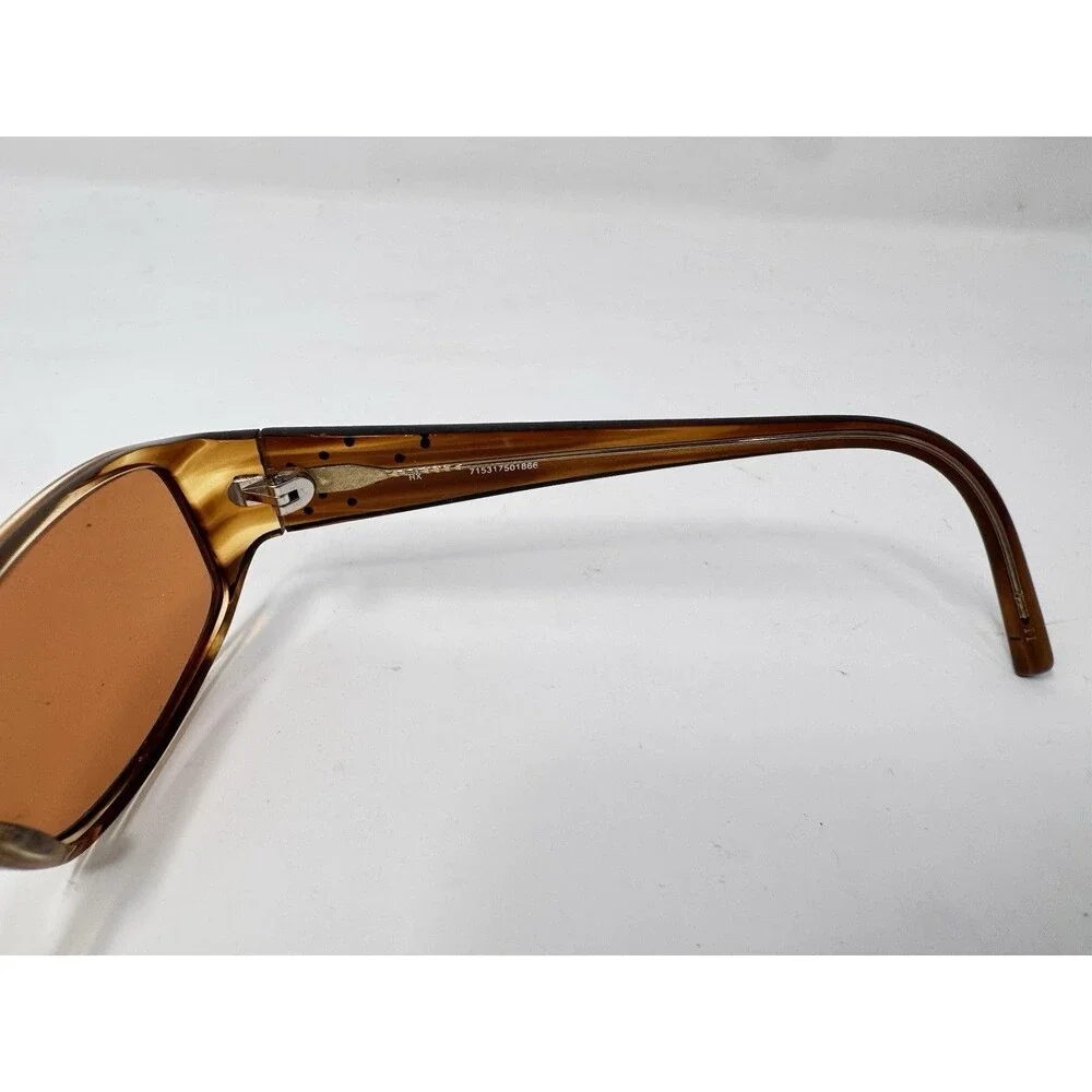 Celine Dion CD5038 Eyeglass Frames Only Brown Tortoise Rectangle